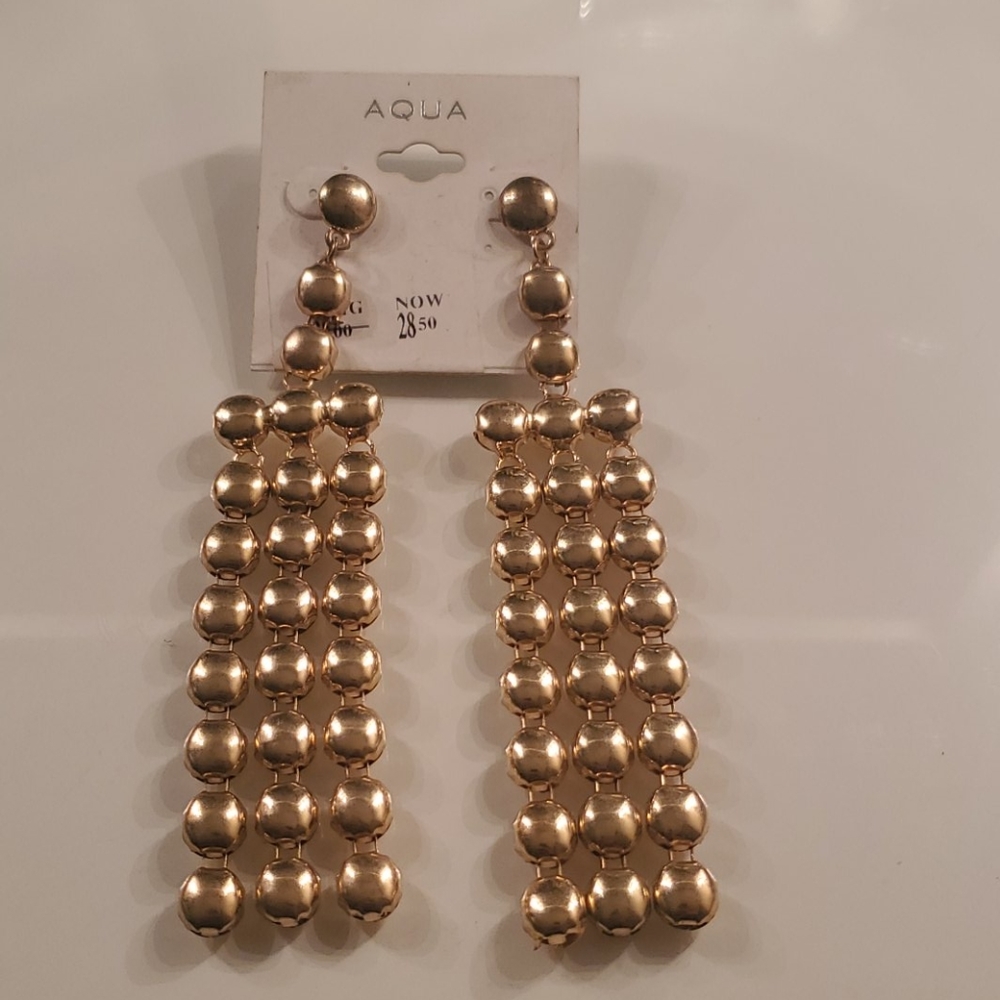 Gold Dangle Earrings
